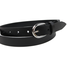 Женский кожаный ремень Skipper Черный 2,5 см (1641-25)