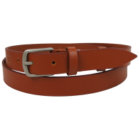 Женский ремень кожаный Skipper Украина Карамельный 2,5 см