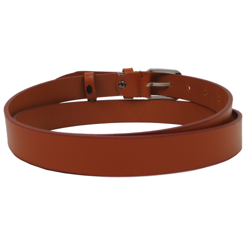 Женский ремень кожаный Skipper Украина Карамельный 2,5 см