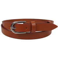 Женский ремень кожаный Skipper Украина Карамельный 2 см