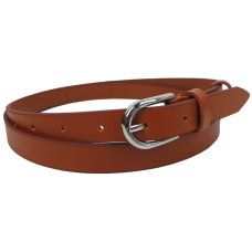 Женский ремень кожаный Skipper Украина Карамельный 2 см