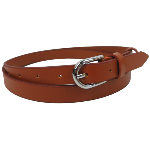 Женский ремень кожаный Skipper Украина Карамельный 2 см