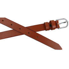 Женский ремень кожаный Skipper Украина Карамельный 2 см