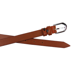 Женский ремень кожаный Skipper Украина Карамельный 2 см