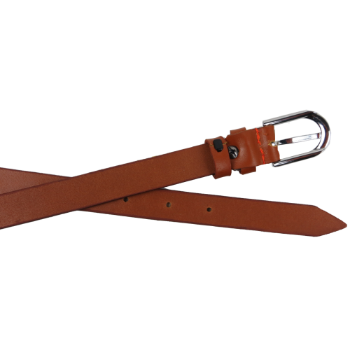 Женский ремень кожаный Skipper Украина Карамельный 2 см