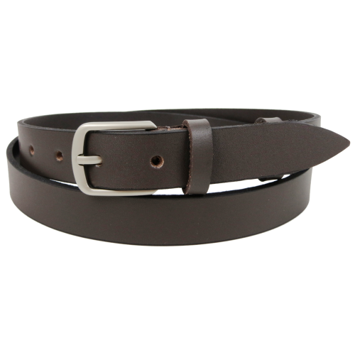 Женский кожаный ремень Skipper Украина, темно-коричневый