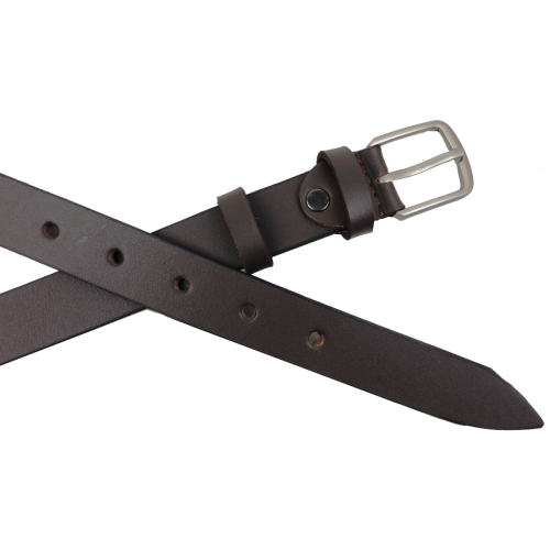 Женский кожаный ремень Skipper Украина, темно-коричневый