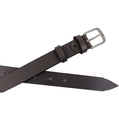 Женский кожаный ремень Skipper Украина, темно-коричневый