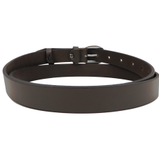 Кожаный женский ремень Skipper темно-коричневый, ширина 2,5 см