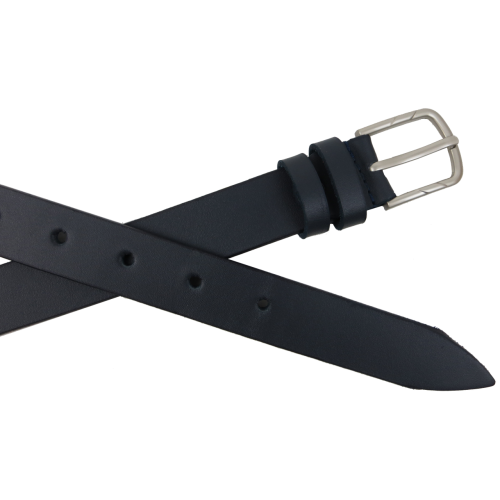 Женский кожаный ремень Skipper ширина 2,5 см, темно-синий