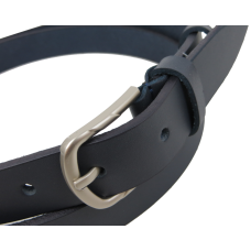 Женский кожаный ремень Skipper ширина 2,5 см, темно-синий