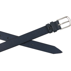Женский кожаный ремень Skipper ширина 2,5 см, темно-синий