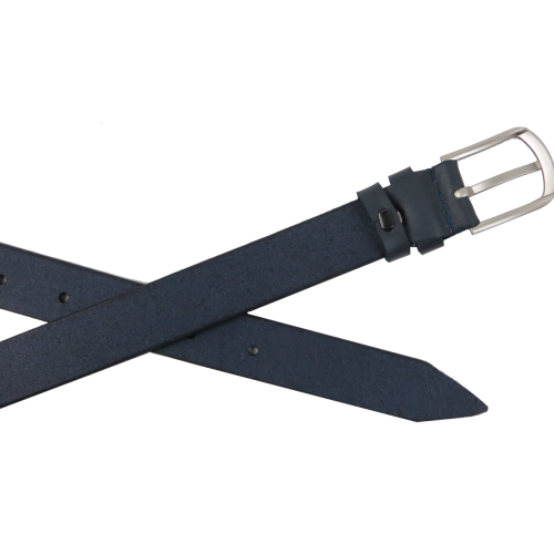 Женский кожаный ремень Skipper ширина 2,5 см, темно-синий