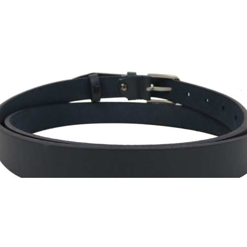 Женский кожаный ремень Skipper ширина 2,5 см, темно-синий