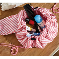 Косметичка несессер сумка для косметики Topmove в полоску