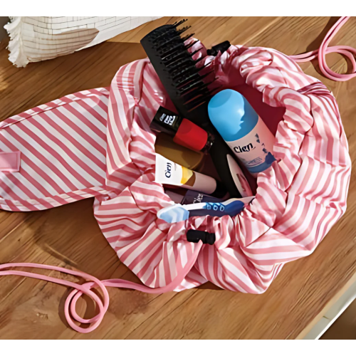 Косметичка несессер сумка для косметики Topmove в полоску