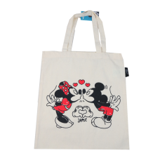 Эко сумка шоппер для покупок Disney Mickey and friends Бежевая