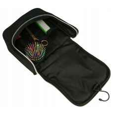 Дорожная косметичка с крючком для подвешивания Черная