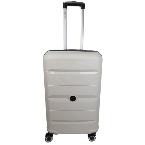 Малый чемодан из полипропилена 40L My Polo Светло-серый