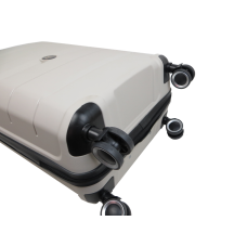 Малый чемодан из полипропилена 40L My Polo Светло-серый