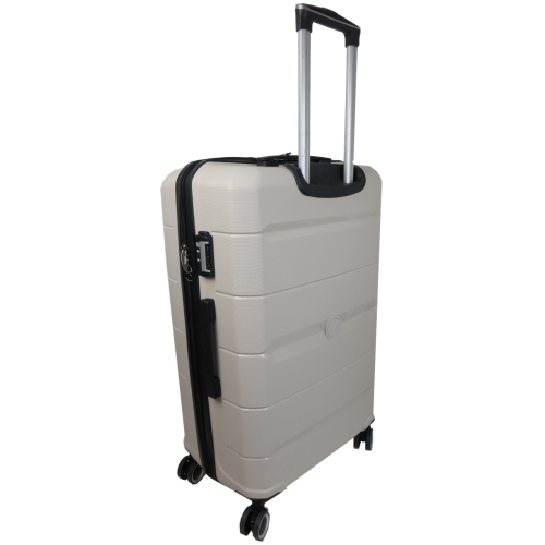 Большой чемодан на колесах 93L My Polo, Турция Светло-серый