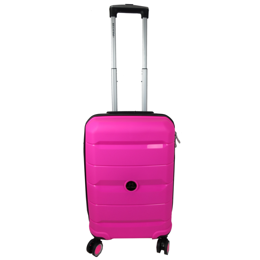Маленький чемодан из полипропилена 40L My Polo розовый