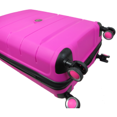 Средний чемодан из полипропилена 60L My Polo, Турция Розовый