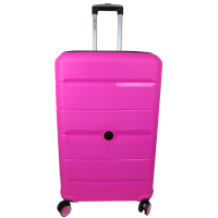 Большой чемодан из полипропилена 93L My Polo, Турция Розовый