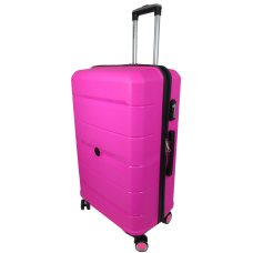Большой чемодан из полипропилена 93L My Polo, Турция Розовый