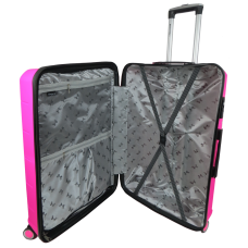 Большой чемодан из полипропилена 93L My Polo, Турция Розовый