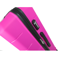 Большой чемодан из полипропилена 93L My Polo, Турция Розовый