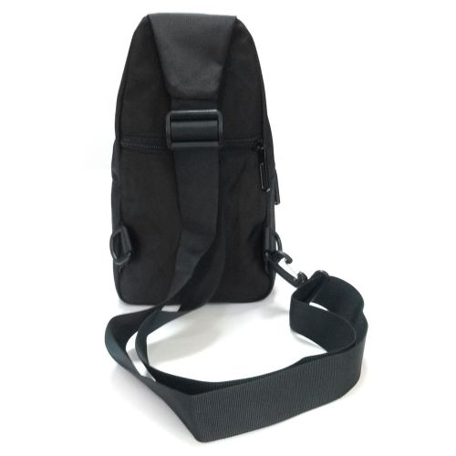 Мужская сумка тканевая  Lanpad Черная (LAN80002 black)