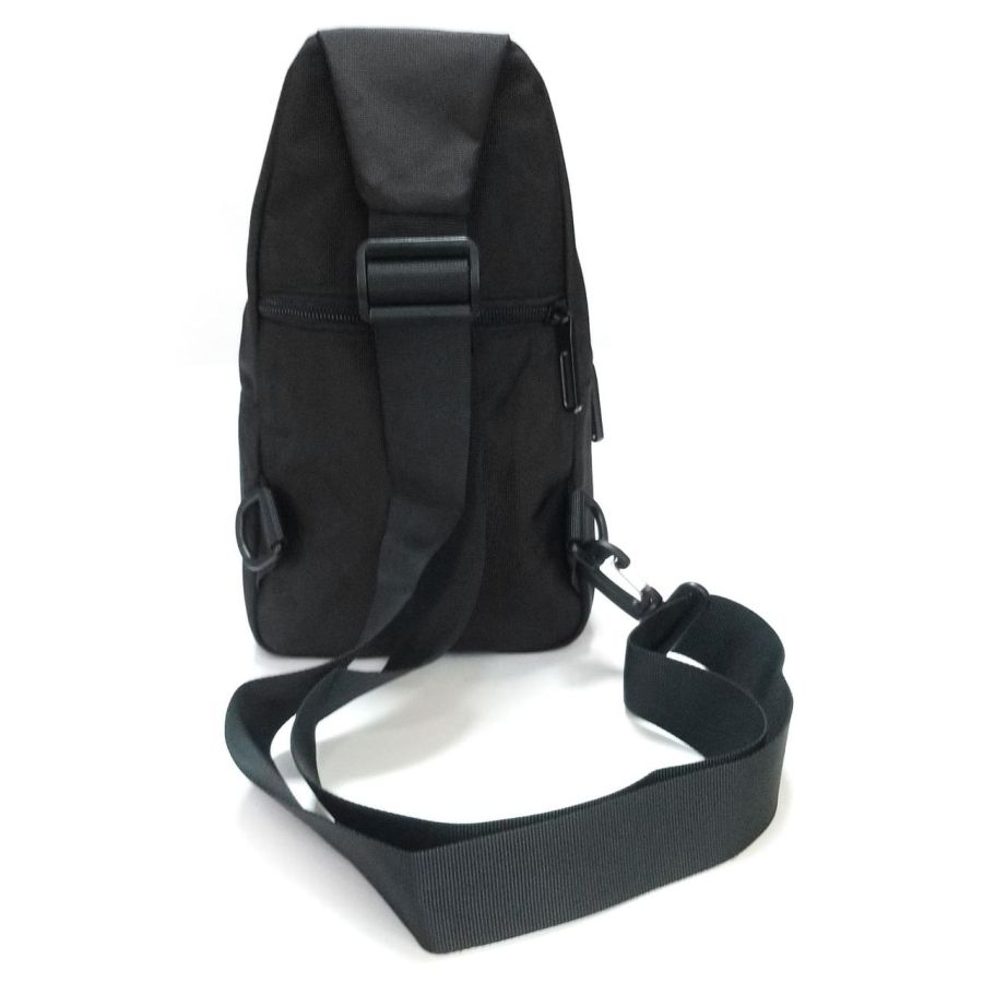 Мужская сумка тканевая  Lanpad Черная (LAN80002 black)