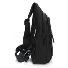 Мужская сумка тканевая  Lanpad Черная (LAN80002 black)