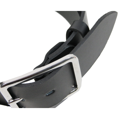 Широкий мужской ремень под джинсы Skipper Украина Черный