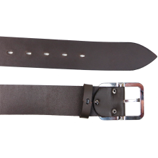 Широкий мужской ремень Skipper Украина Темно-коричневый