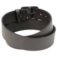 Широкий мужской ремень Skipper Украина Темно-коричневый