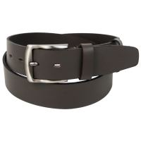 Широкий мужской кожаный ремень Skipper, Украина темно-коричневый