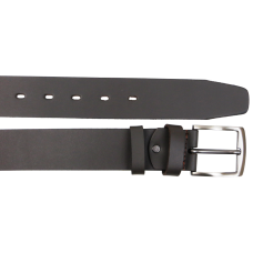 Широкий мужской кожаный ремень Skipper, Украина темно-коричневый