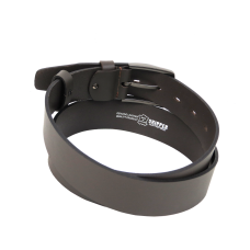 Широкий мужской кожаный ремень Skipper, Украина темно-коричневый