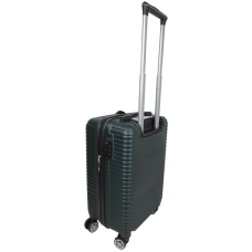 Малый пластиковый чемодан на колесах 45L GD Polo изумрудный