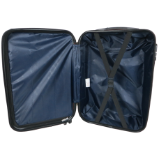 Малый пластиковый чемодан на колесах 45L GD Polo красный