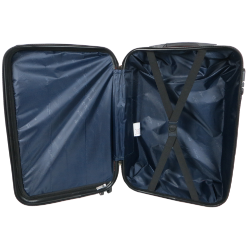 Малый пластиковый чемодан на колесах 45L GD Polo красный