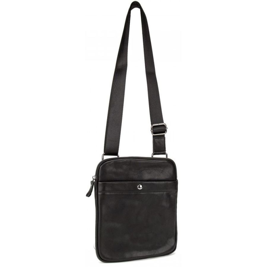 Мужская сумка-мессенджер Tiding Bag Черная
