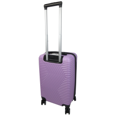 Малый пластиковый чемодан на колесах 45L GD Polo сиреневый