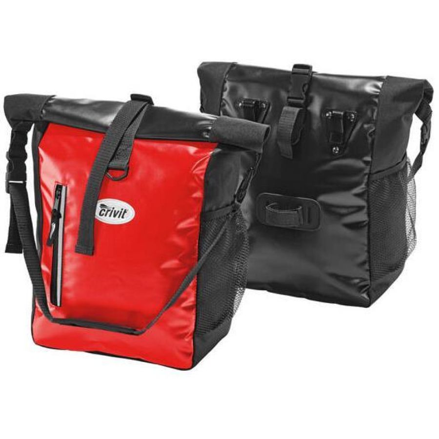 Велосумка на багажник с дождевиком 20 L Сrivit IAN326433-2 Красная