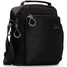 Мужская плечевая сумка Lanpad тканевая Черный