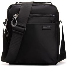 Мужская плечевая сумка Lanpad тканевая Черный
