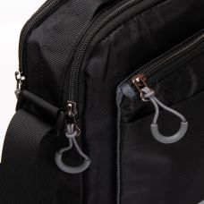 Мужская плечевая сумка Lanpad тканевая Черный