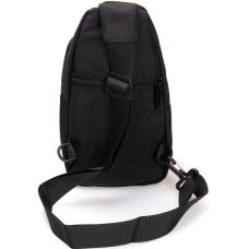 Мужская сумка слинг Lanpad тканевая Черный
